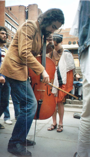 Vovka Belov at the second part of Volynschik festival, 1.06.96