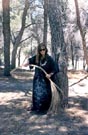 Katy as the Sweeper at Augusta-Victoria, Jerusalem, 07.99